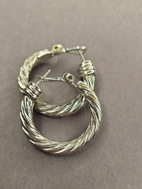 Classic Twisted Hoop Earrings
